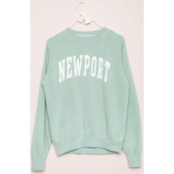 Brandy Melville Tops - Eucalyptus Green Newport Brandy Melville pullover sweatshirt one size